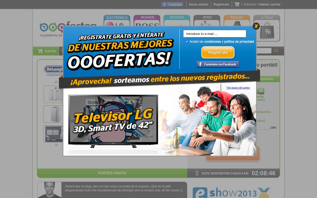 Screenshot of oooferton.com, 11 Jun 2013