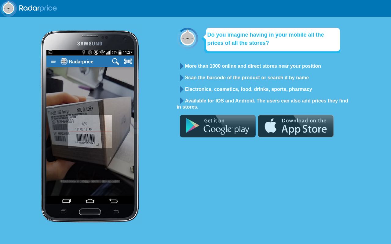 Screenshot of radarprice.com, 8 Oct 2015